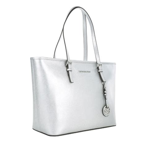 michael kors shopper silber|Michael Kors go bag.